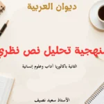 منهجية تحليل نص نظري